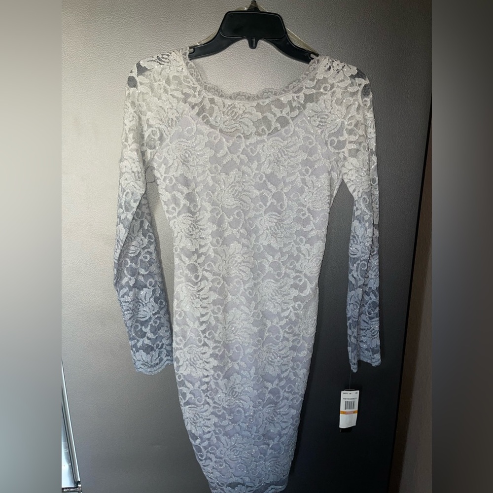 2-tone color sequin hearts Dress